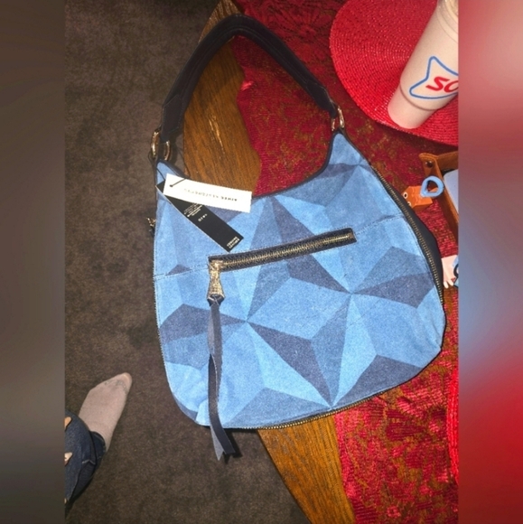 NWT Rare htf  AIMEE KESTENBERG GOOD TIMES DENIM BAG - Picture 1 of 8